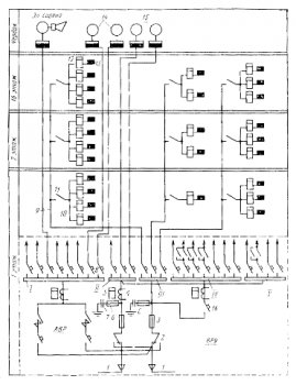 Принципиальная схема электроснабжения 16-этажного односекционного жилого дома